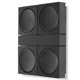 FLEXSON Wall Mount For 4 SONOS AMPS (Black)