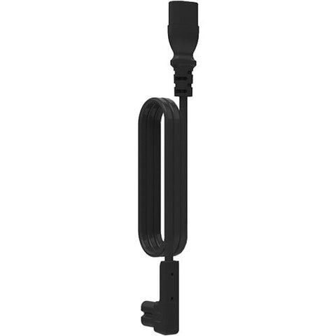 FLEXSON Right-Angle Extension Cable for SONOS ONE, PLAY:1 & IKEA SYMFONISK (Black, 3.28')
