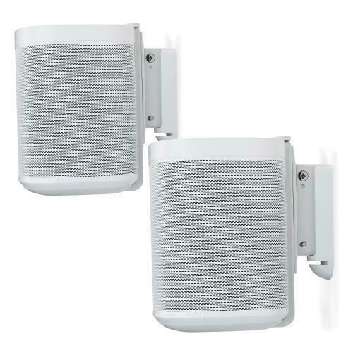 Flexson Wall Mounts for Sonos One or Play: White (PAIR - Main Image