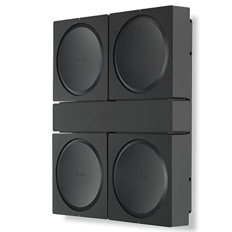 FLEXSON Wall Mount For 4 SONOS AMPS (Black) – Flexson Canada